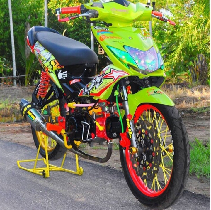 Modifikasi Honda Blade 110 Terbaik 2022 Dan Terkeren racing 48