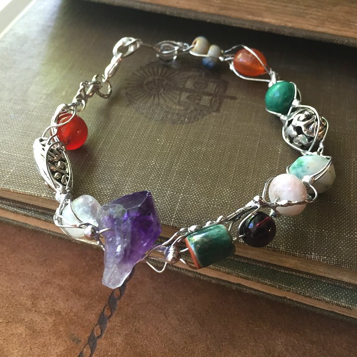  Bejeweled fairy ring bracelets by Laura Love, Emmaus, PA.