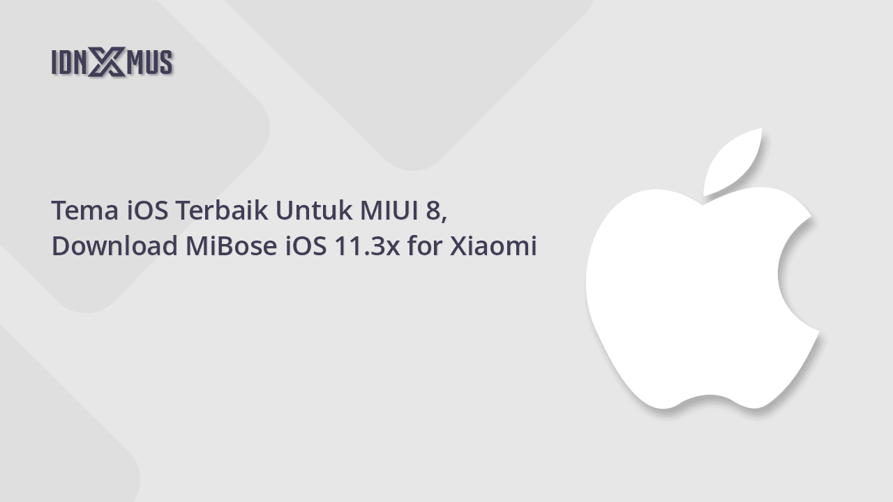 Teme Xiaomi BoSe iOS 11.3x