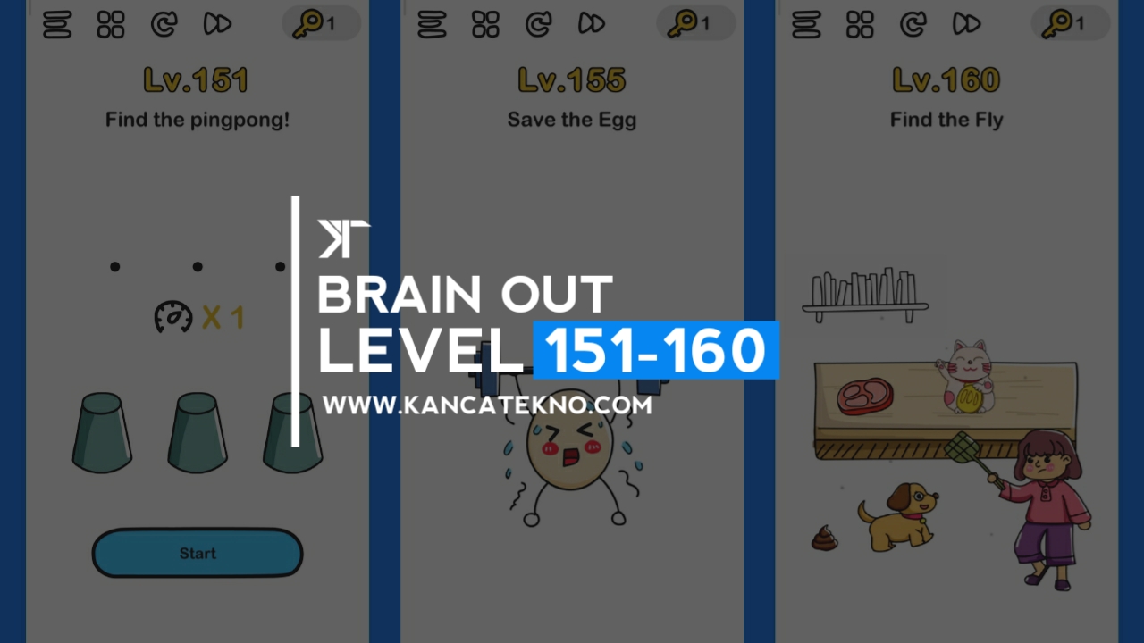 Kunci Jawaban Brain Out Level 151 152 153 154 155 156 157 158 159 160