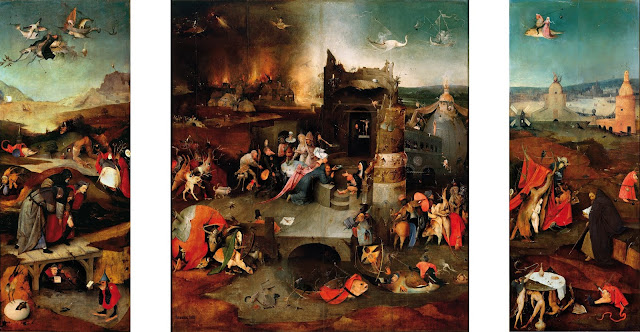 Triptych of the Temptation of Saint Anthony by Hieronymus Bosch