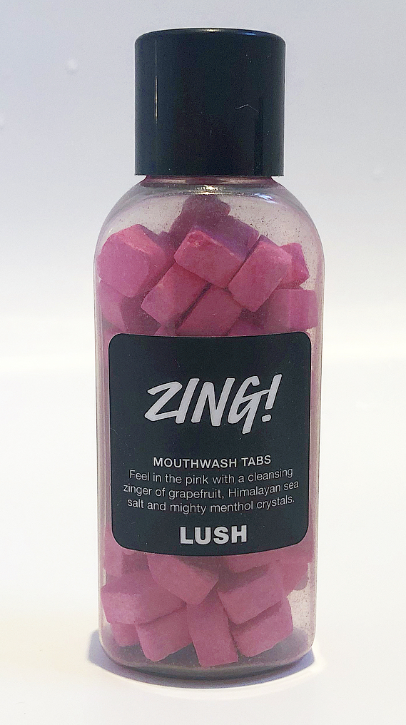 All Things Lush UK Zing! Mouthwash Tabs