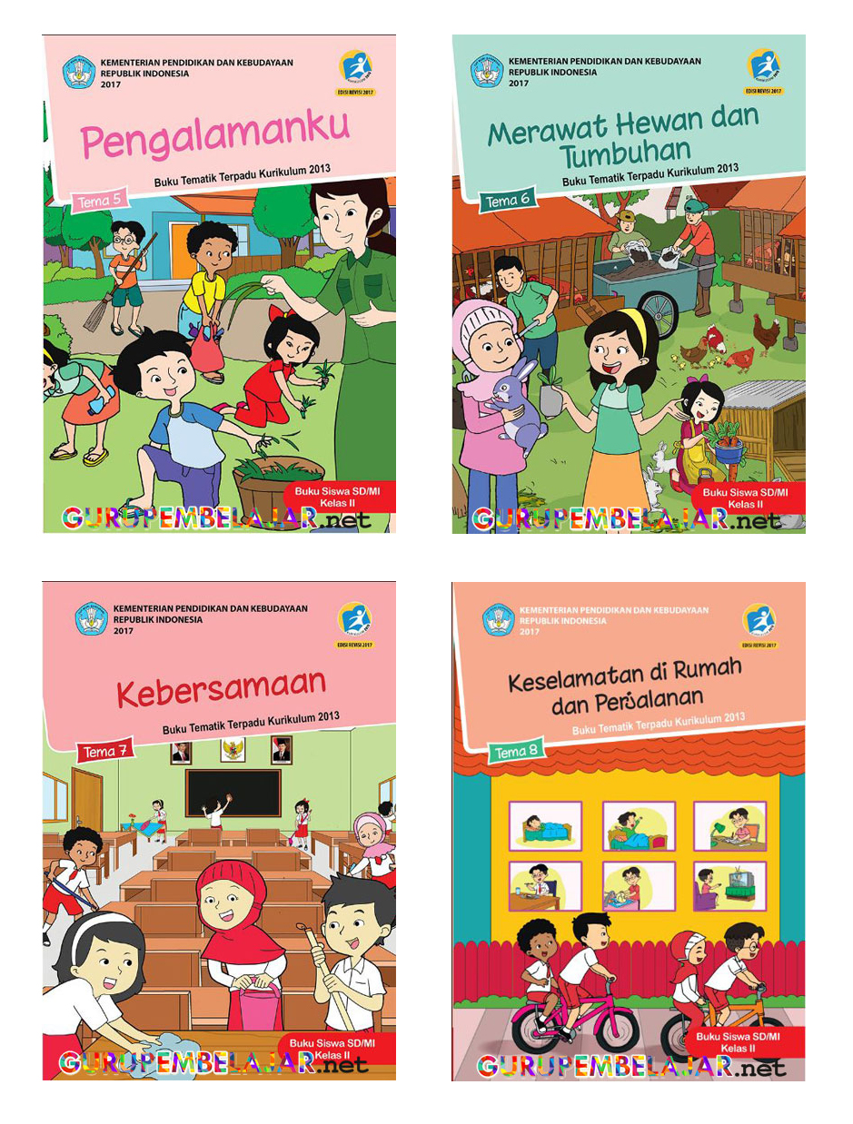 Buku Tematik Kelas 2 Kurikulum 2013 Revisi 2017 Info