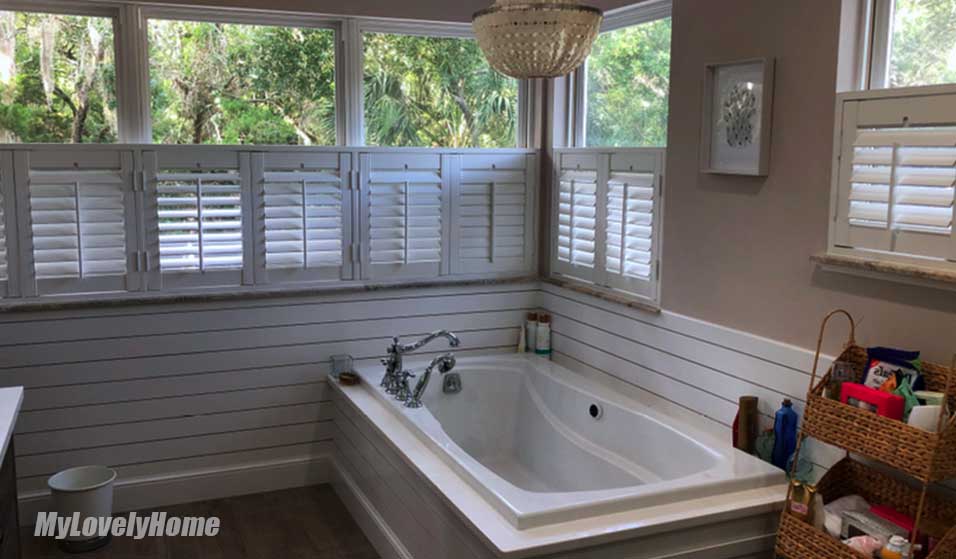 Waterproof Vinyl Shutters For Bathroom Window My Lovely Home