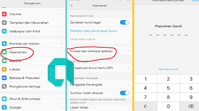 Cara Mengunci Aplikasi Vivo S1 Dengan Pin Atau Pola