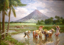 FERNANDO AMORSOLO  ET LES VOLCANS DES PHILIPPINES