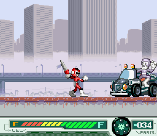 VGJUNK: GEKISOU SENTAI CARRANGER - ZENKAI! RACER SENSHI (SNES)