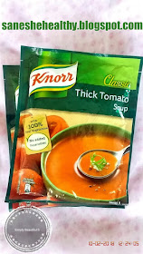 Make knorr classic thick tomato soup in few minutes.