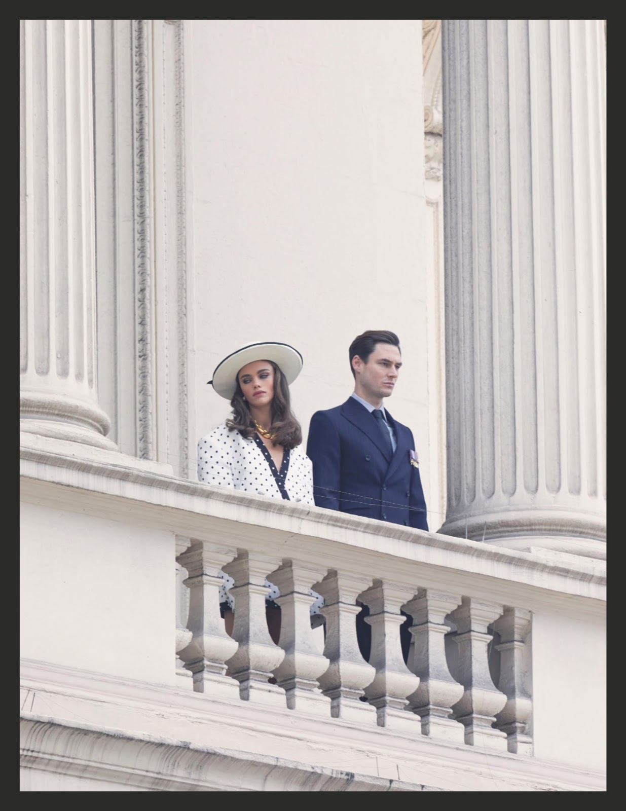 Fashion Editorial | A Very English Scandal - Jena Goldsack by Luc Braquet for Tatler June 2020