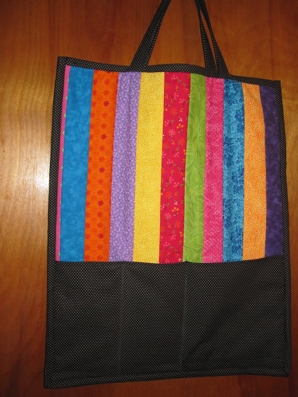 Debbie's Kitties and Quilts Ruler Bag Made
