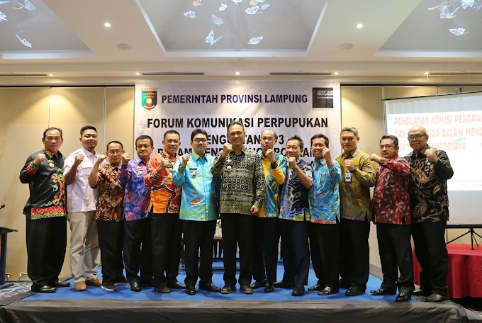Gubernur Arinal Dorong Forum Komunikasi Perpupukan Selesaikan Masalah Pupuk di Lampung
