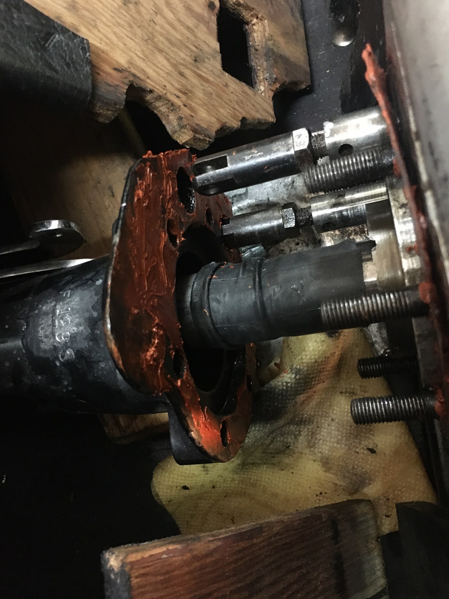 F Super restoration PROPSHAFT INSTALLED