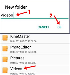 new folder name video ok videos