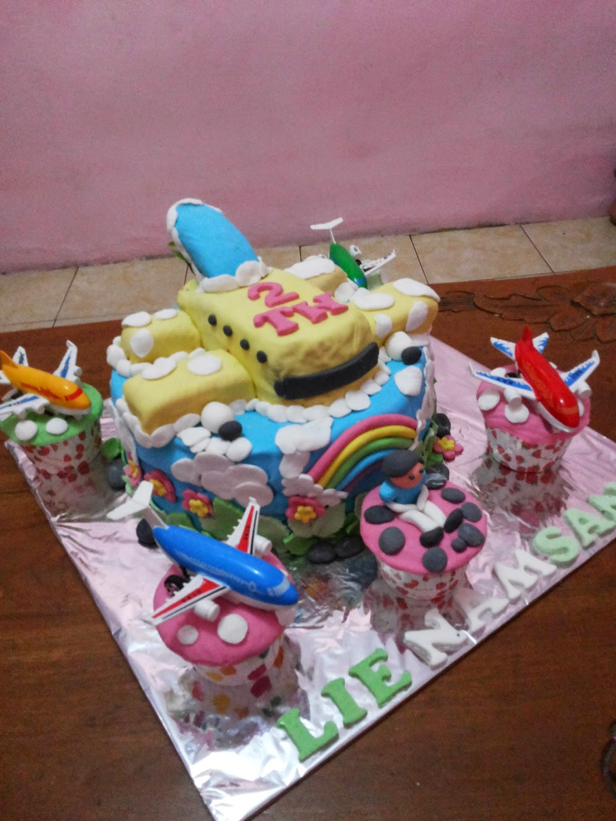 SAGITARIUS CAKE SHOP: KUE ULANG TAHUN PESAWAT