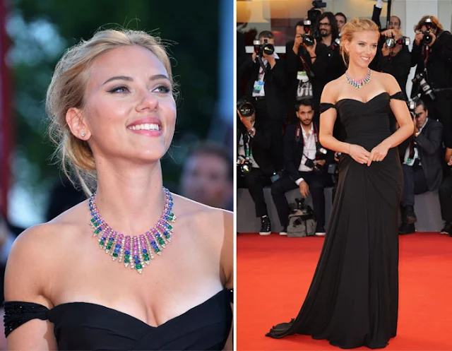 Scarlett Johansson in Versace – ‘Under The Skin’ Venice Film Festival Premiere