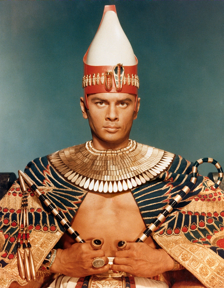 Ramses goes to Hollywood - Yul Brynner in The Ten Commandments.