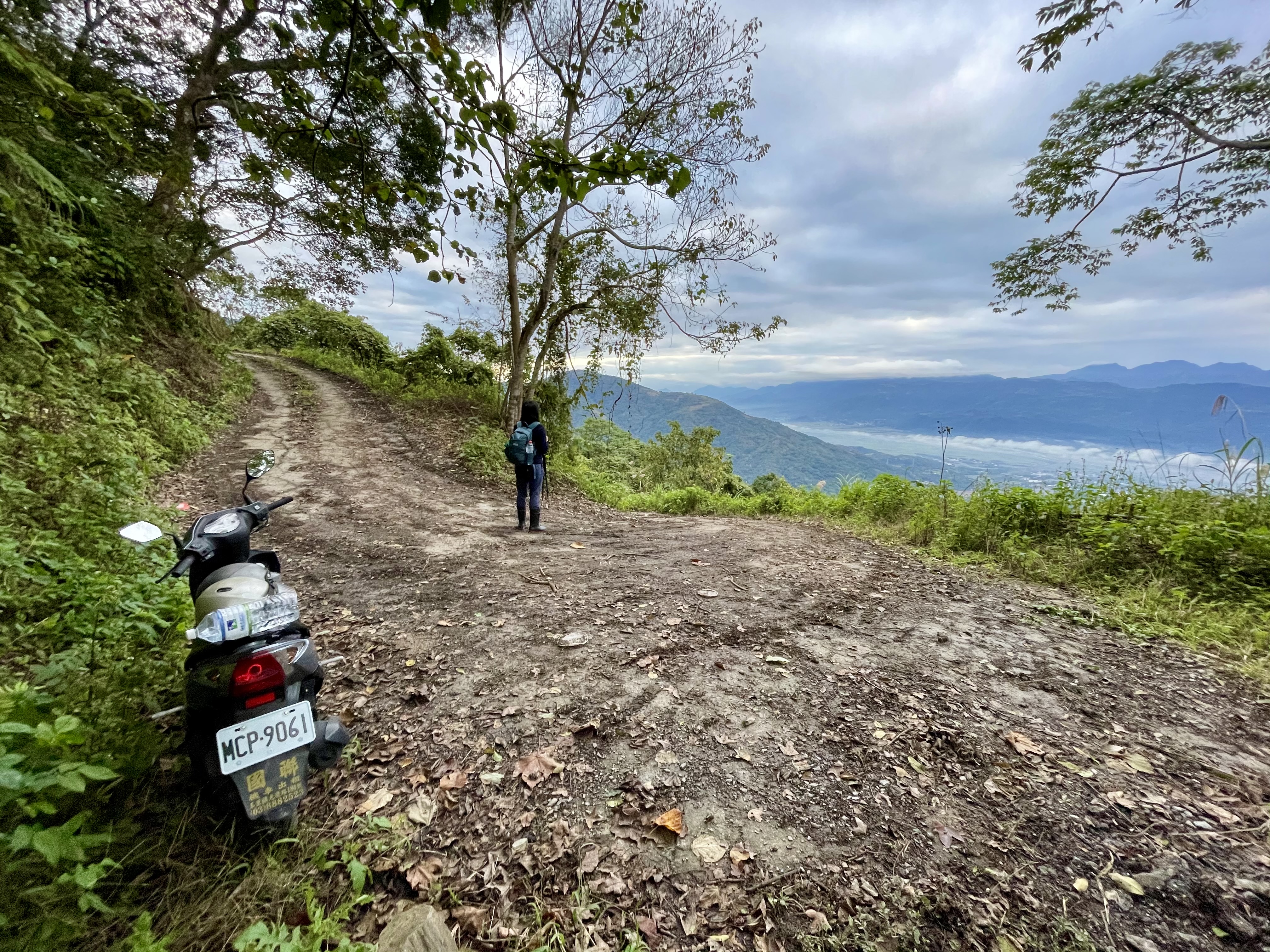 由卓溪鄉中正步路進入玉里山登山口的產業到路