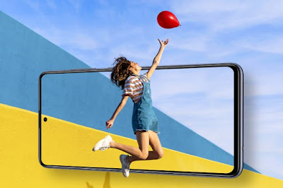 شاشة سامسونج جلاكسى A51 بثقب يضم كاميرا السيلفى Samsung-Galaxy-A51-Display