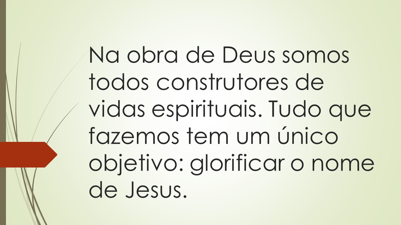 A Mão da Vida Na obra de Deus