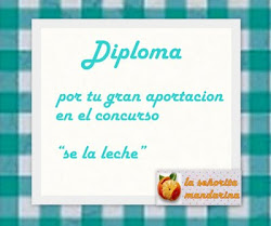 Diploma Concurso "Sé la leche"