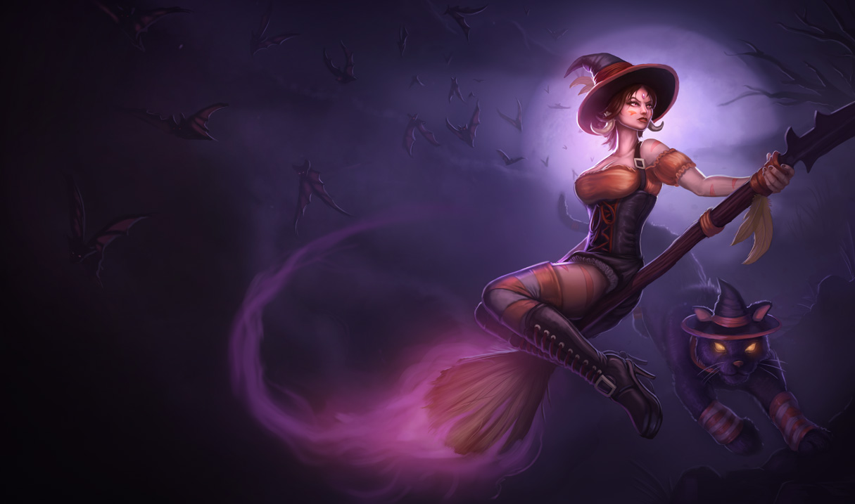 Dawnbringer Nidalee skin wallpaper (FullHD splash art) [Artist: Riot Games]  - League of Legends - Waifu Clan [anime pics & digital art]