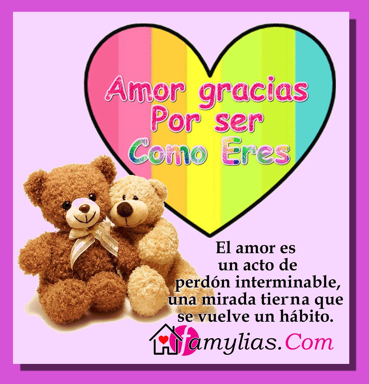 Bonitas tarjetas y frases tiernas para dedicar a tu amor en Ser tierno no es decir palabras bonitas a otra persona es portarse amablemente y tratar a otra persona o si fuese el ºltimo da de su vida