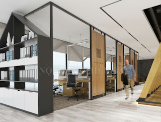 Thiết kế nội thất văn phòng theo phong cách mở