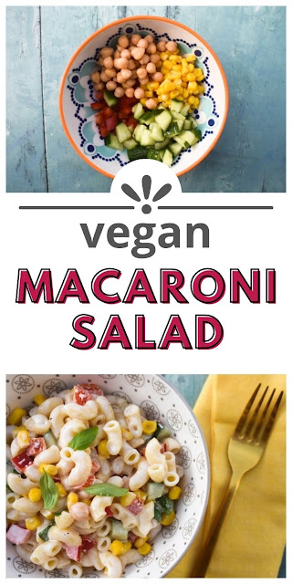 Creamy vegan macaroni salad that's quick and easy to make and tastes lush. Creamy vegan macaroni salad that's quick and easy to make and tastes lush.
