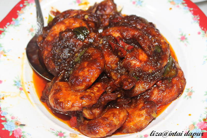 INTAI DAPUR Udang Kam Heong / Kam Heong Prawn....