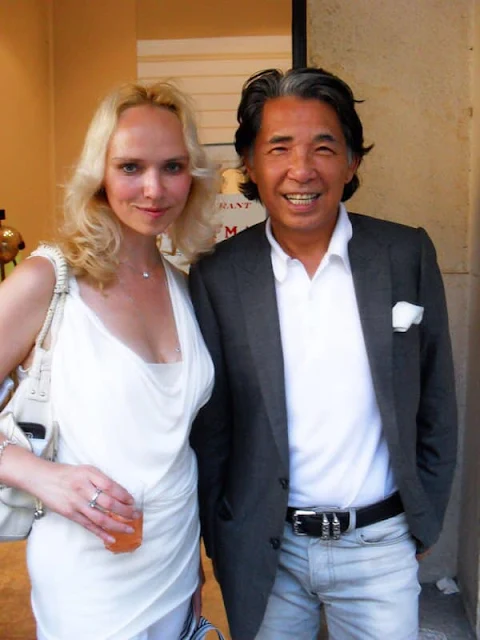 Kenzo Takada and Eleonora de Gray – Editor-in-Chief of RUNWAY MAGAZINE