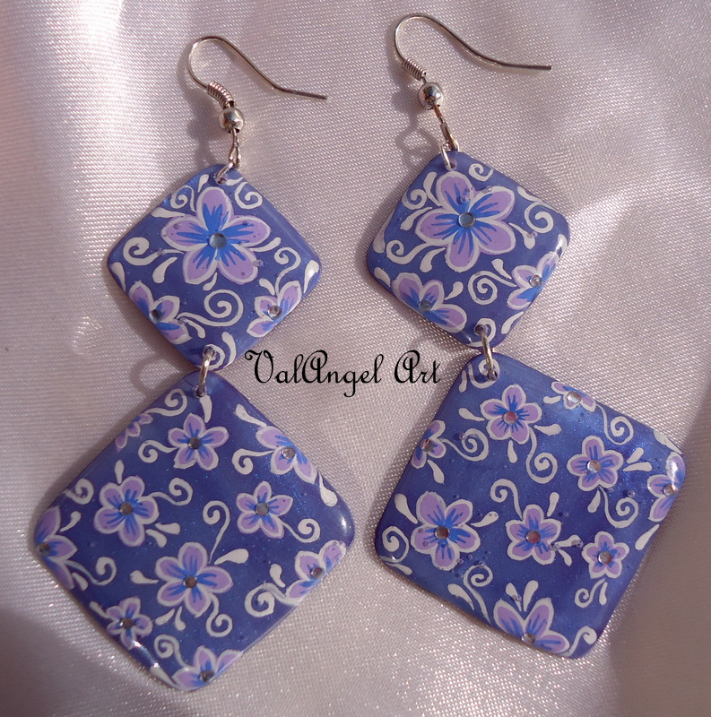 Shrieking Violet Orecchini Pendenti A Farfalla In Argento Sterling Con Fiori Veri – Regalo Ideale Per Amanti Della Natura