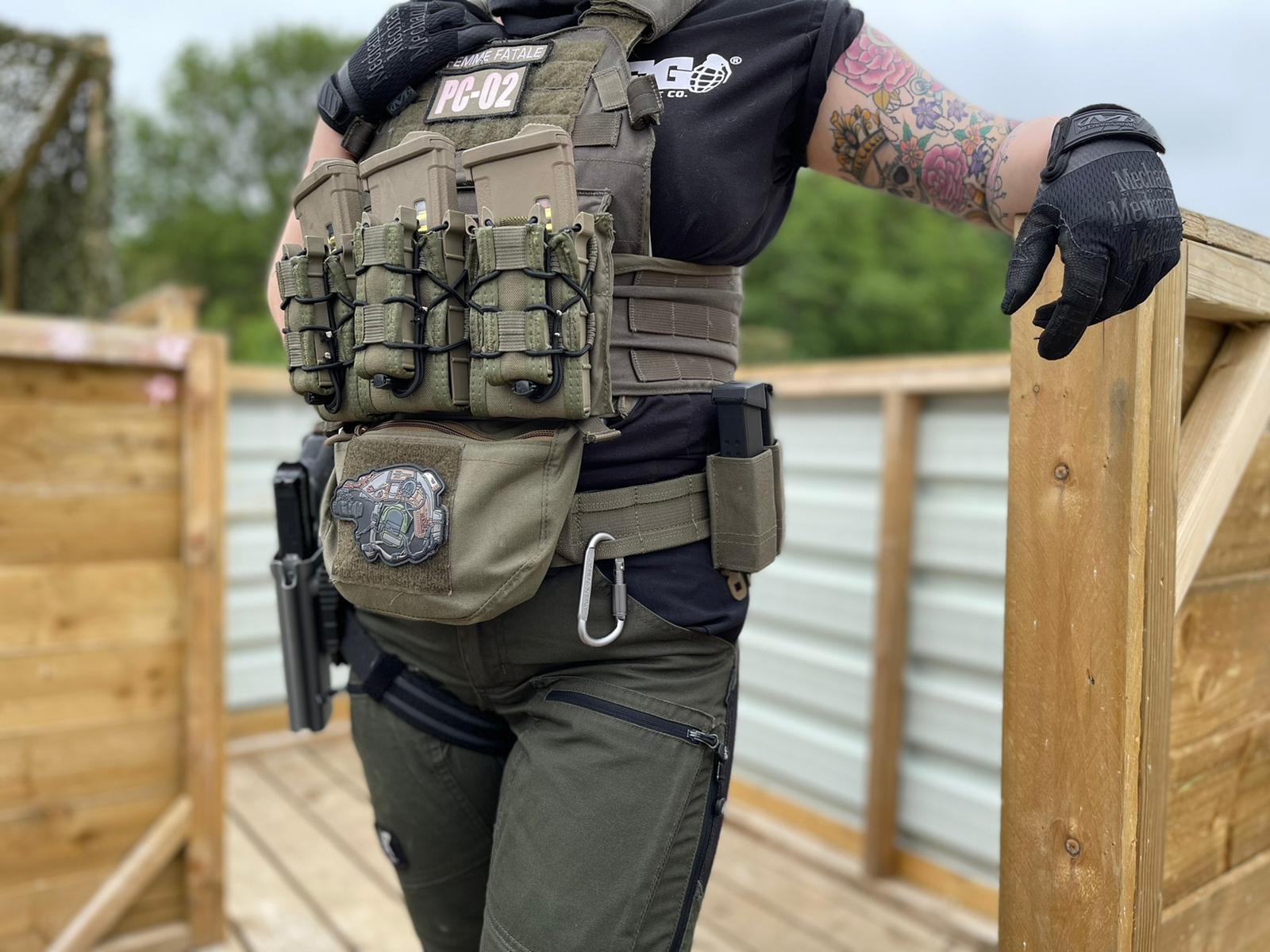 GEAR DEADLY CUSTOMS SHOOTER BELT! Femme Fatale Airsoft