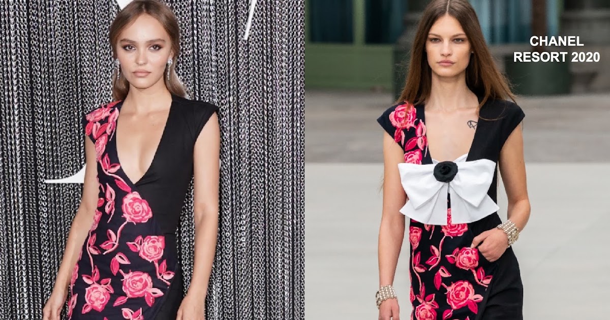 In Chanel, Lily-Rose Depp Takes Fashion Inspiration From '90s