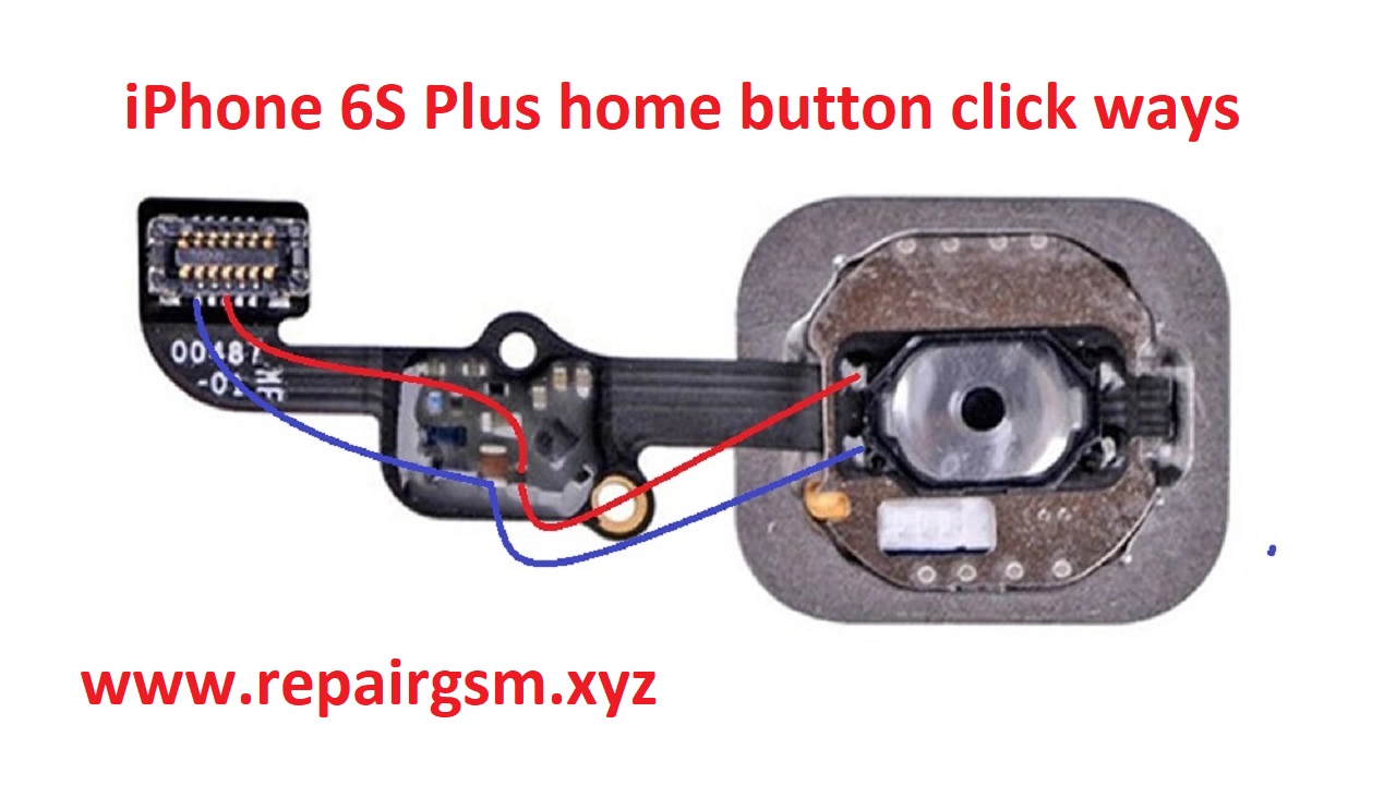 iPhone 6S Plus home button click ways