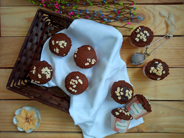 Muffins de zanahoria y plátano con semillas de lino. Desayuno, merienda, postre, saludable, realfood, healthy, carrot, banana, linaza Cuca