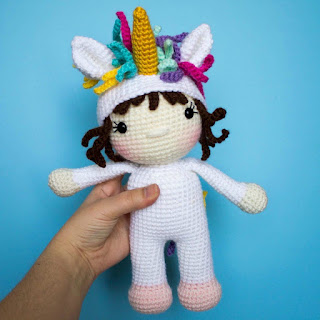 PATRON GRATIS MUÑECA UNICORNIO AMIGURUMI 32805