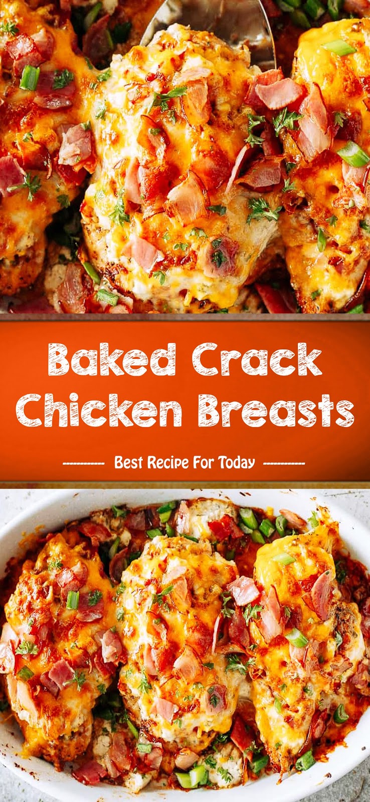 Baked Crack Chicken Breasts - 3 SECONDS