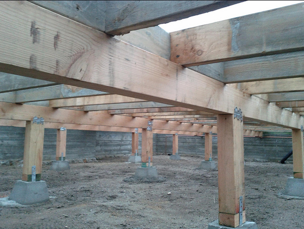 pier and beam foundation spacing