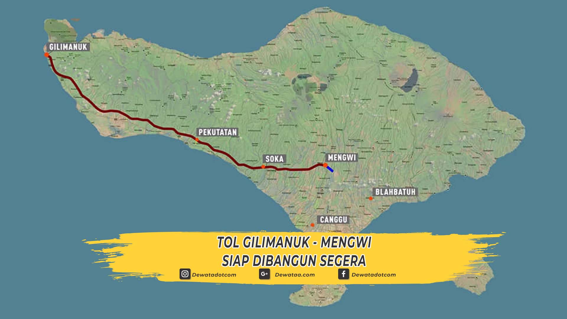 Foto Peta Tol Gilimanuk Mengwi Bali Sudah Siap Di Bangun Dewataa.com