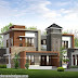 3445 sq-ft 5 bedroom modern contemporary home rendering