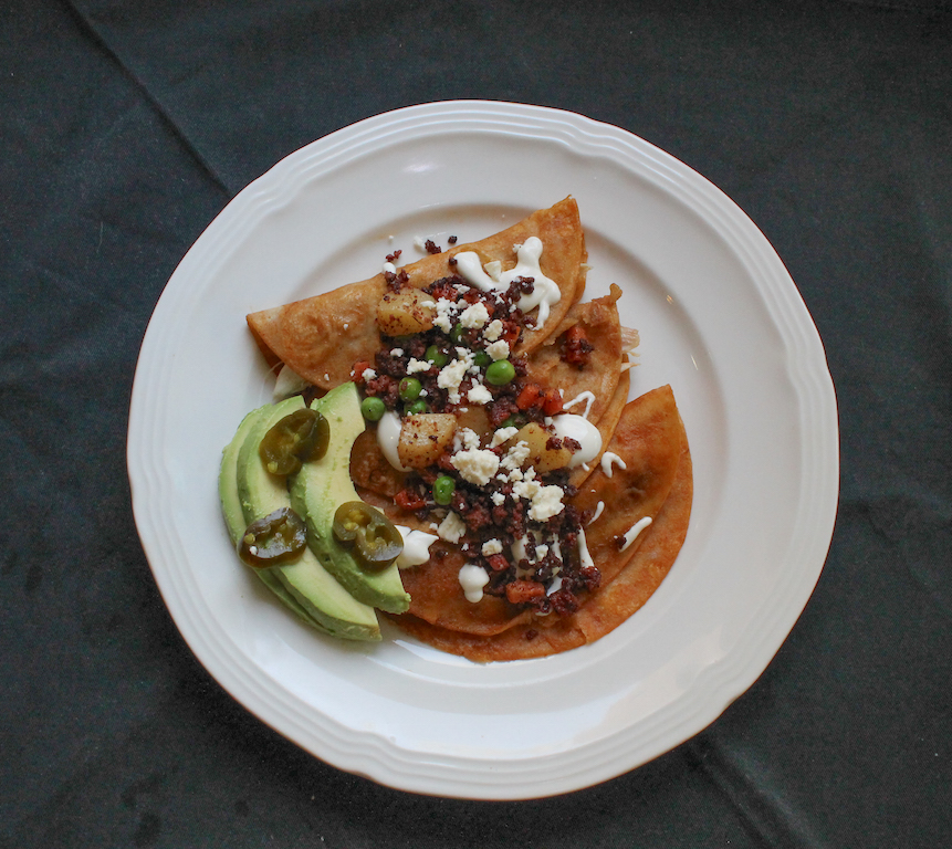 Food Lust People Love Enchiladas Callejeras with Chicken and Mexican