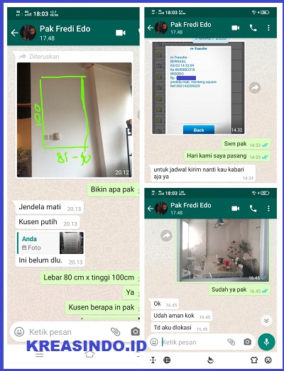 Kusen Aluminium pemasangan Menteng Square Senen - pesanan Bpk Fredi ke Lima Kusen Aluminium pemasangan Menteng Square Senen - pesanan Bpk Fredi ke Lima