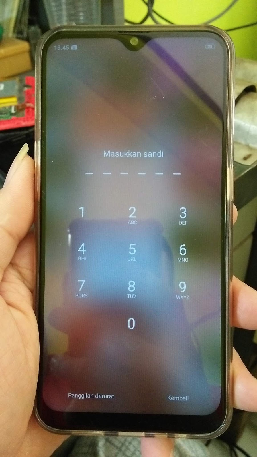 Oppo A7 (CPH1901) Lupa pola via Ufi