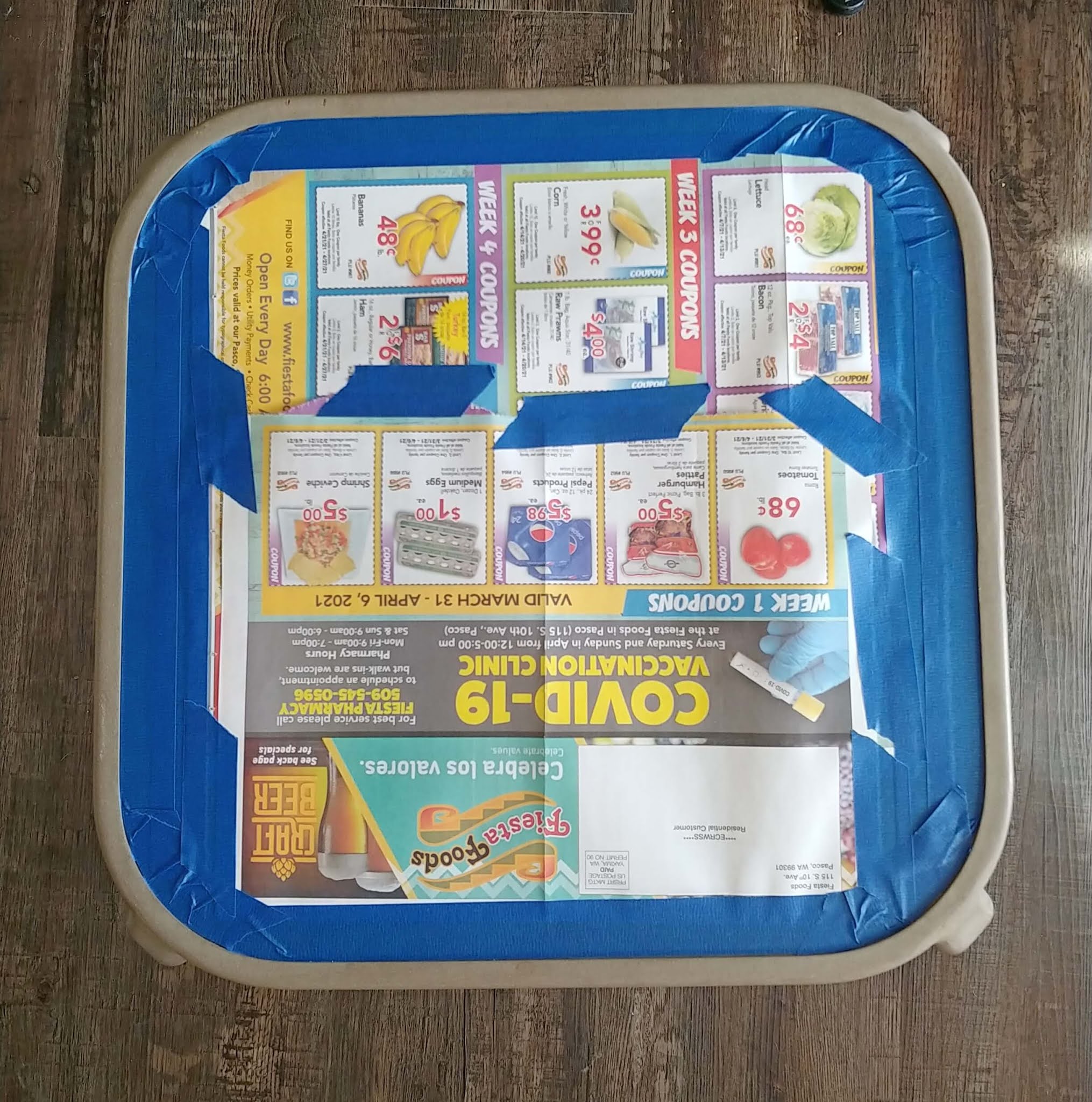 DIY Boho Patio Side Table Makeover Little Vintage Cottage