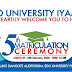 Edo State University 5th Matriculation Ceremony Date 2019/2020