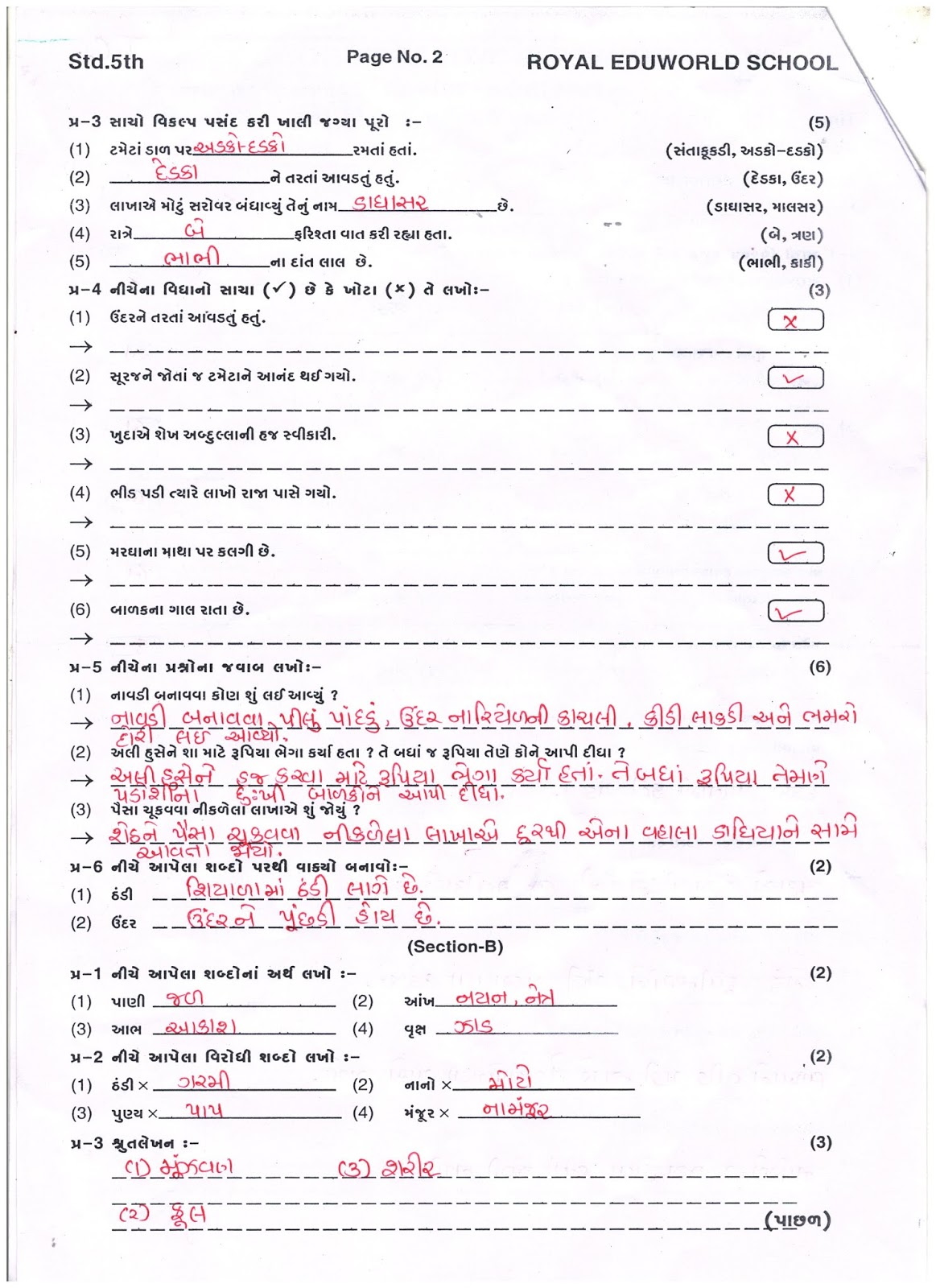Gujarati newspapers in gujarati language image