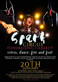 Spark Circus to visit Koh Samui 20th and 21st January