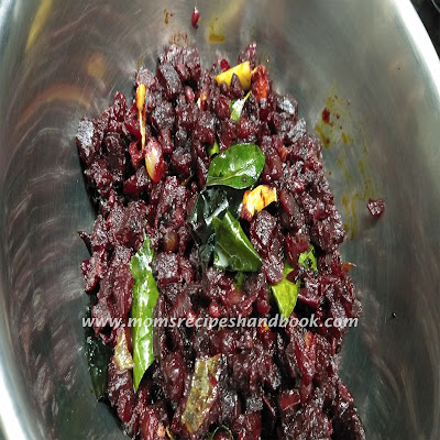 Andhra Style Beetroot Fry Recipe How to Cook