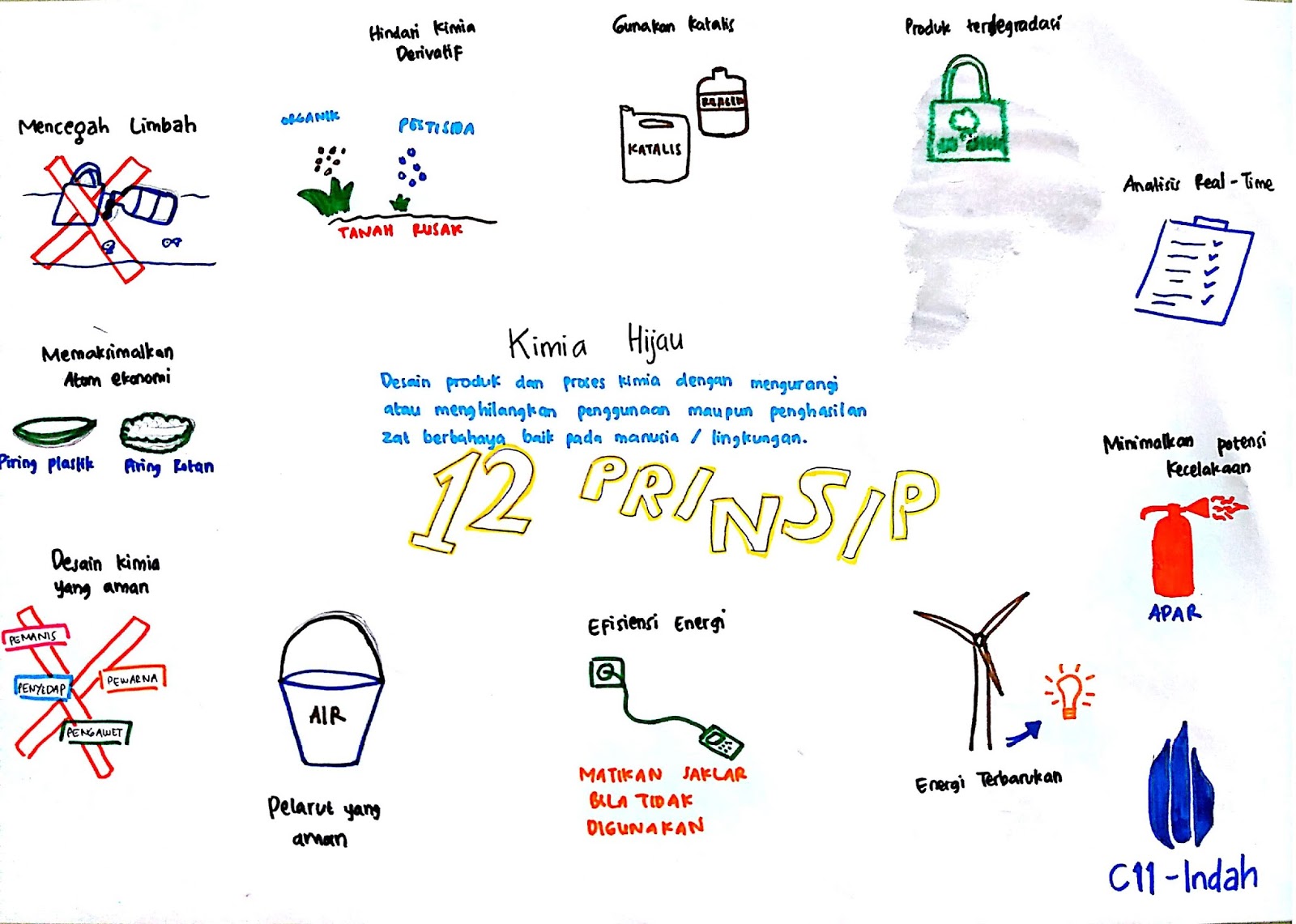 Dua belas prinsip kimia hijau