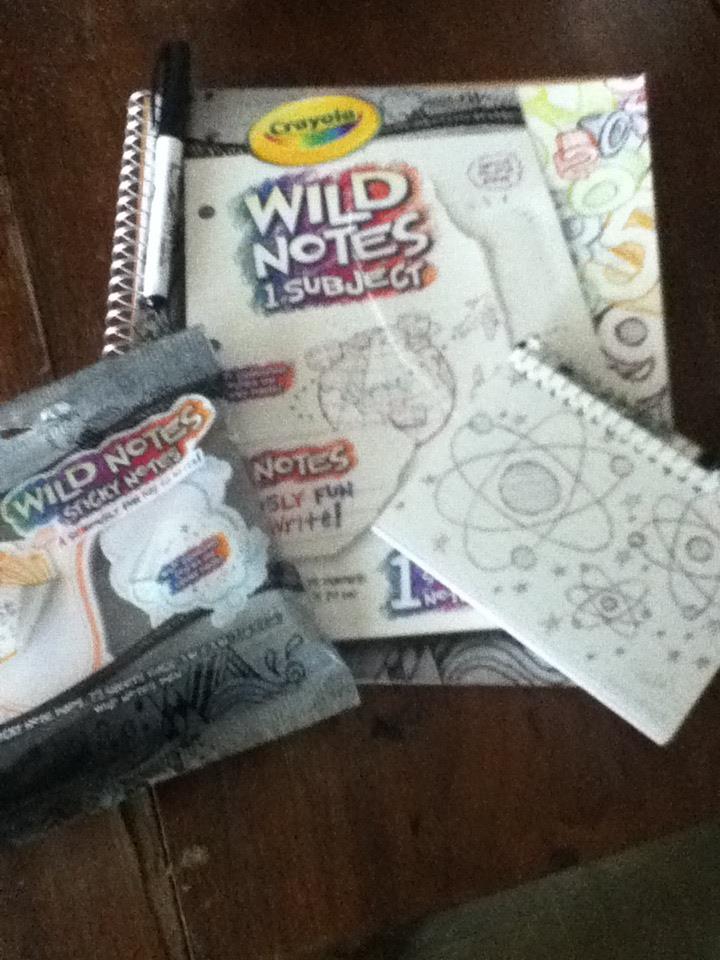 Get Back to School with Crayola Wild Notes!